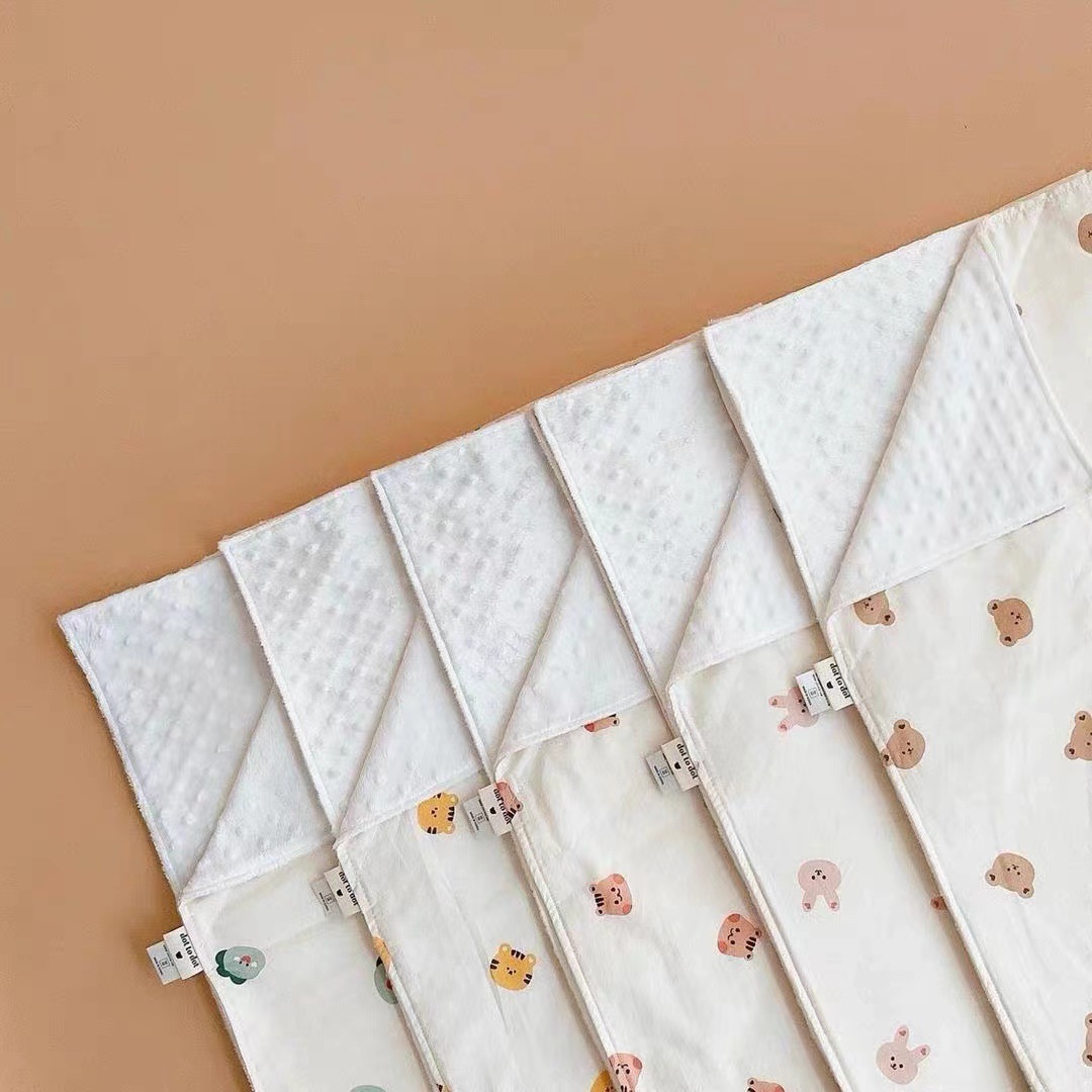Korean Dot Baby Blanket Children's Four Seasons Universalborn Quilt Blanket Baby Cotton Cover Blanket