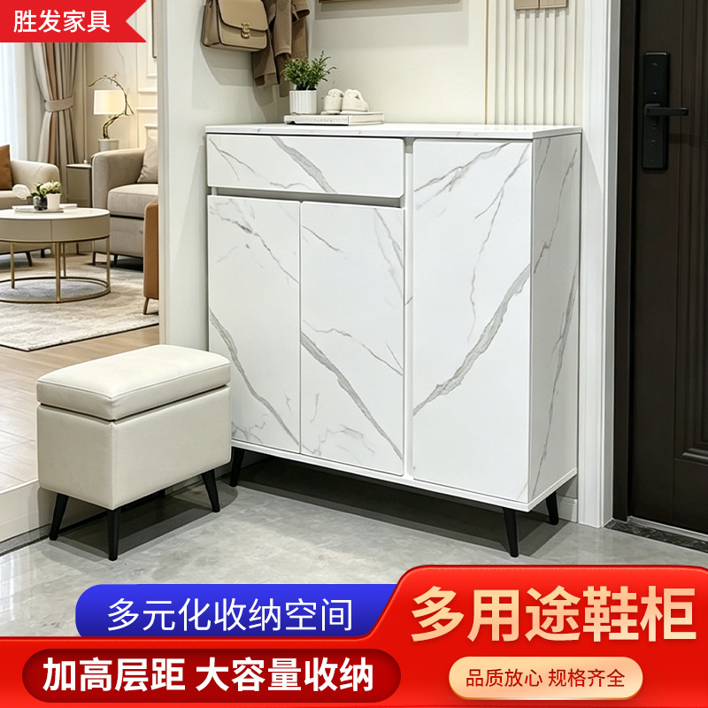 鞋柜家用玄关储物柜走廊大容量玄关收纳柜家用门口储物多层鞋柜