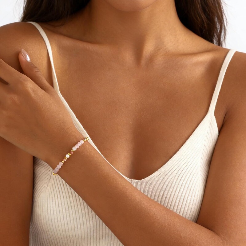 Cross-Border New Style Women's Natural Healing Crystal Bracelet to Relieve Anxiety, Health and Wellness, Pregnancy Blessing Jewelry Gift Cross-Border New Style Women's Natural Healing Crystal Bracelet to Relieve Anxiety, Health and Wellness, Pregnancy Blessing Jewelry Gift