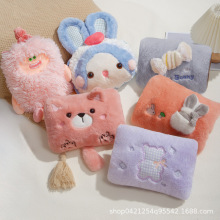 新款热水袋充电防爆自动断电暖宝宝可爱毛绒卡通暖手宝暖水袋批发