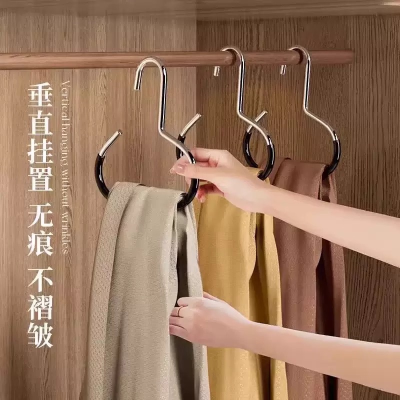 円環フック多機能収納棚滑り止め無痕家庭用寮学生スカーフ棚アヒル舌帽子棚寝室用|undefined
