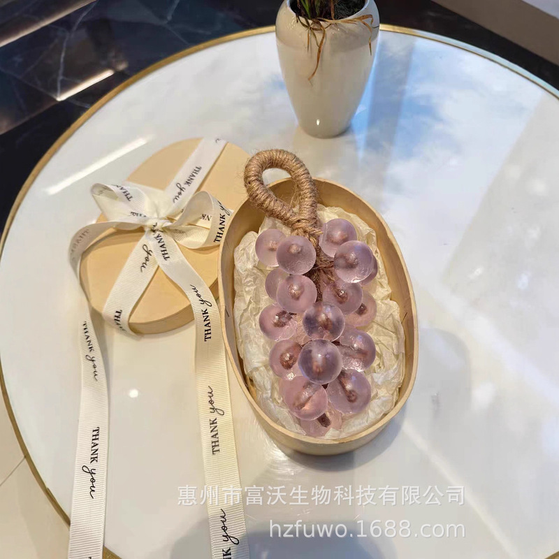 Cross-Border Hot-Selling Crystal Grape Soap, Creative Handmade Soap, Personalized Souvenir, High-End Soap, Bathroom Decoration