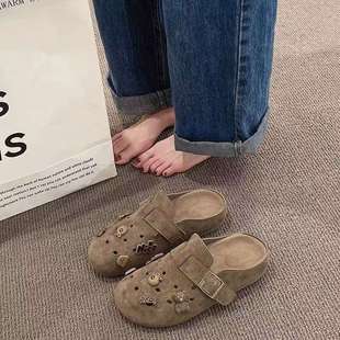 Hello Kitty Birkenstock Shoes with a Stepping-On-Poop Sensation for Spring and Summer, Suitable for Pregnant Women, Slip-On Retro Birkenstock Sandals