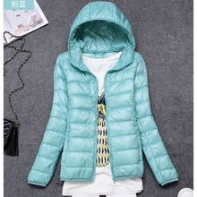 2025女装新款轻薄羽绒服女连帽短款时尚修身薄款轻便大码超轻外套