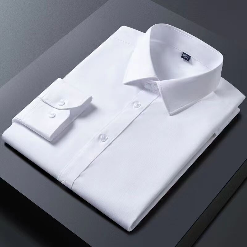 High-End Casual Black Shirt, Moisture-Wicking, Wrinkle-Free, Trendy, Versatile, Cosplay, Universal Suit, Burgundy Shirt, Black