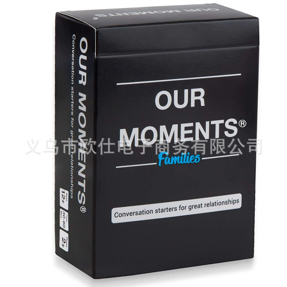 Английская версия карточек длялюбовных пар Our Moments Our Interesting Dialogue Cards Game