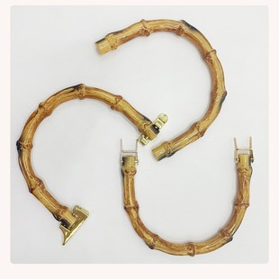 DIY imitation bamboo bag hand-in-hand plastic hand-in-hand simulation bamboo hand-in-hand bag accessories bamboo handbag handle