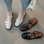 新款外贸夏季镂空女鞋子