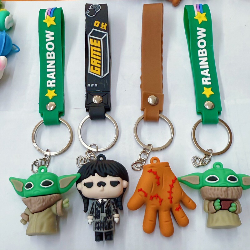 Cross-Border New Monster Mom Doll Cartoon Wednesday Girl Keychain Creative Trendy Toy Car Decoration Pendant Cross-Border New Monster Mom Doll Cartoon Wednesday Girl Keychain Creative Trendy Toy Car Decoration Pendant