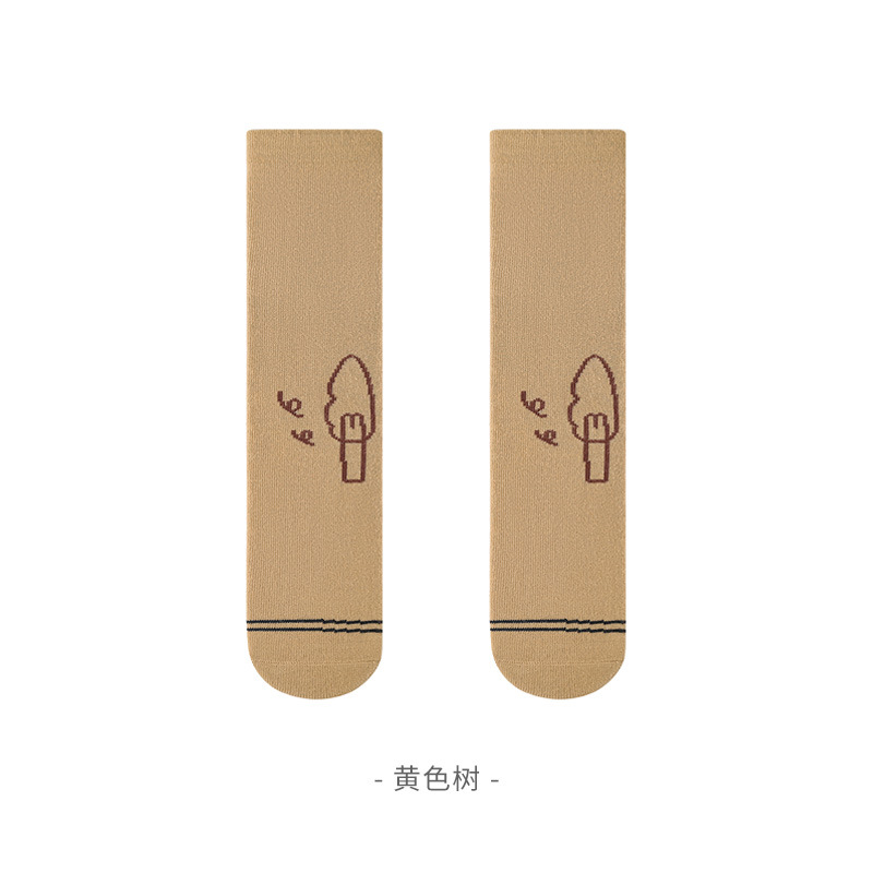 Nuevos productos de otoño calcetines para bebés sin talón, calcetines para niños de moda coreana, calcetines de dibujos animados lindas para niños y niñas