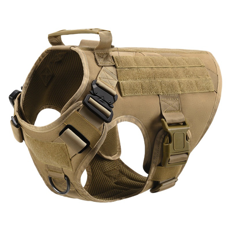 Al Aire Libre táctico de cinco piezas de entrenamiento perro Correa perro ropa ajustable taza de agua cubierta de la cintura bolsa de almacenamiento