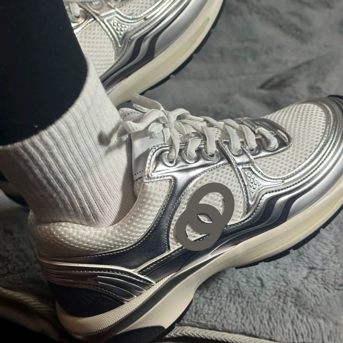 Высокий уровень кроссовок Silver Horn King, новые шнуры, толстая подошва, универсальные dad shoes, сетчатые кроссовки на шнуровке для женщин