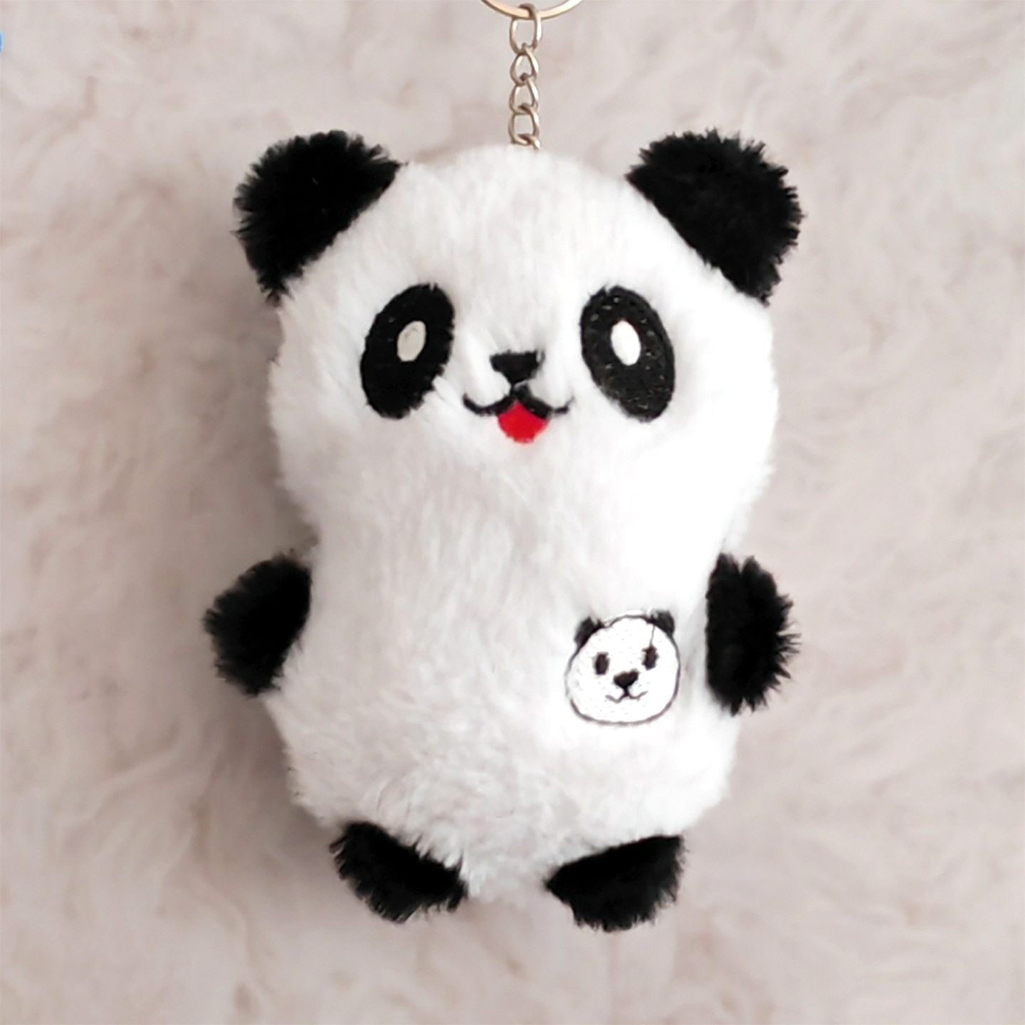 Llavero Colgante de Peluche de Panda con Relleno de Algodón PP para Llaves y Bolsos image 8