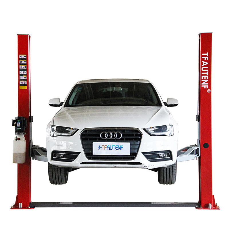 Venta directa de fábrica 4 toneladas de máquina de elevación de dos columnas máquina de elevación de doble columna equipo de elevación de automóviles máquina de elevación hidráulica de doble columna