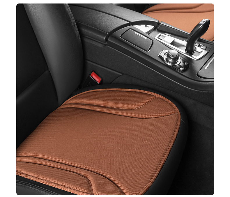 Car seat cushion and seat cover three-piece set, simple summer new model, stylish and versatile, breathable seat cushion, cross-border