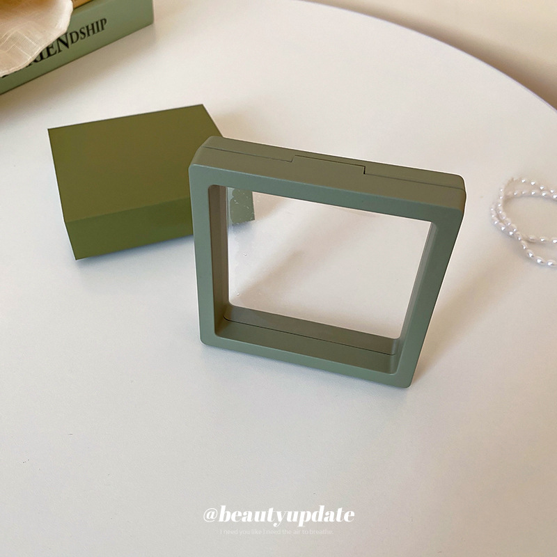 Mori transparente anillo flotante pulsera caja de exhibición pendientes collar caja de almacenamiento viaje joyero portátil al por mayor mujer