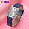 Moment 9289skmei square diamond noodles Creative ladies quartz watch wholesale elegant fashion student watch