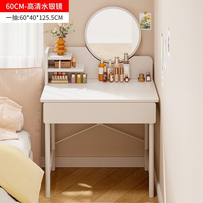 Mesa de maquillaje simple moderna al lado de la cama simple mesa de tocador dormitorio pequeño tipo de casa mesa de maquillaje mesa de estilo de red inins image 8