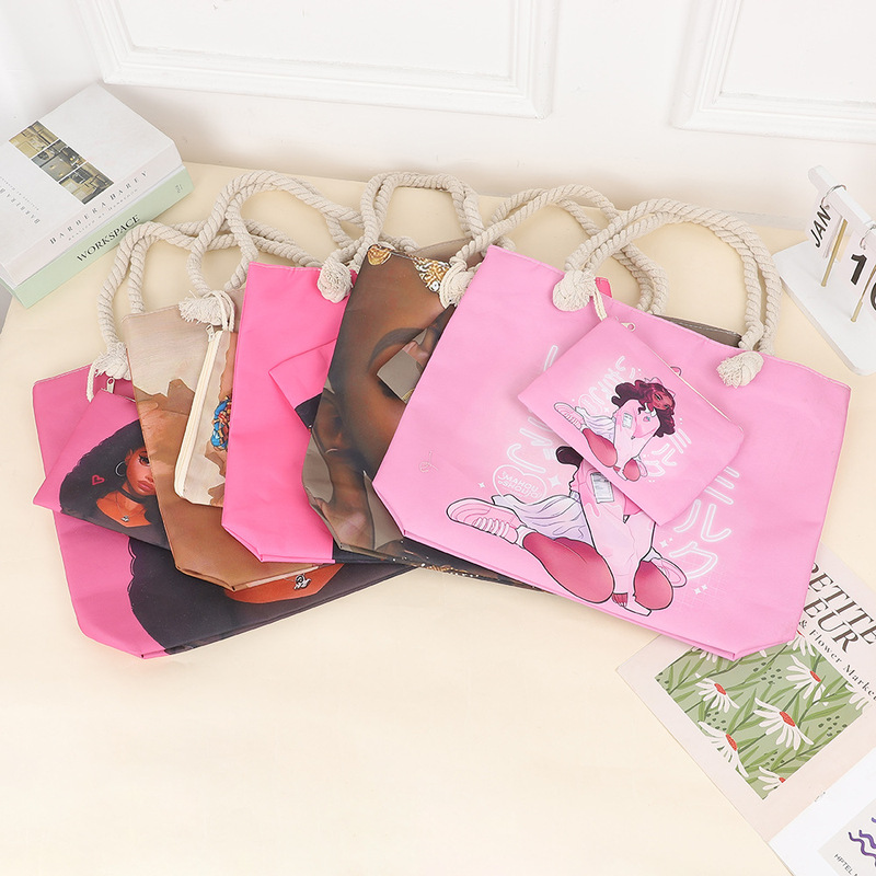 Tote bags起爆現代装飾アフリカ芸術女性キャンバス|undefined