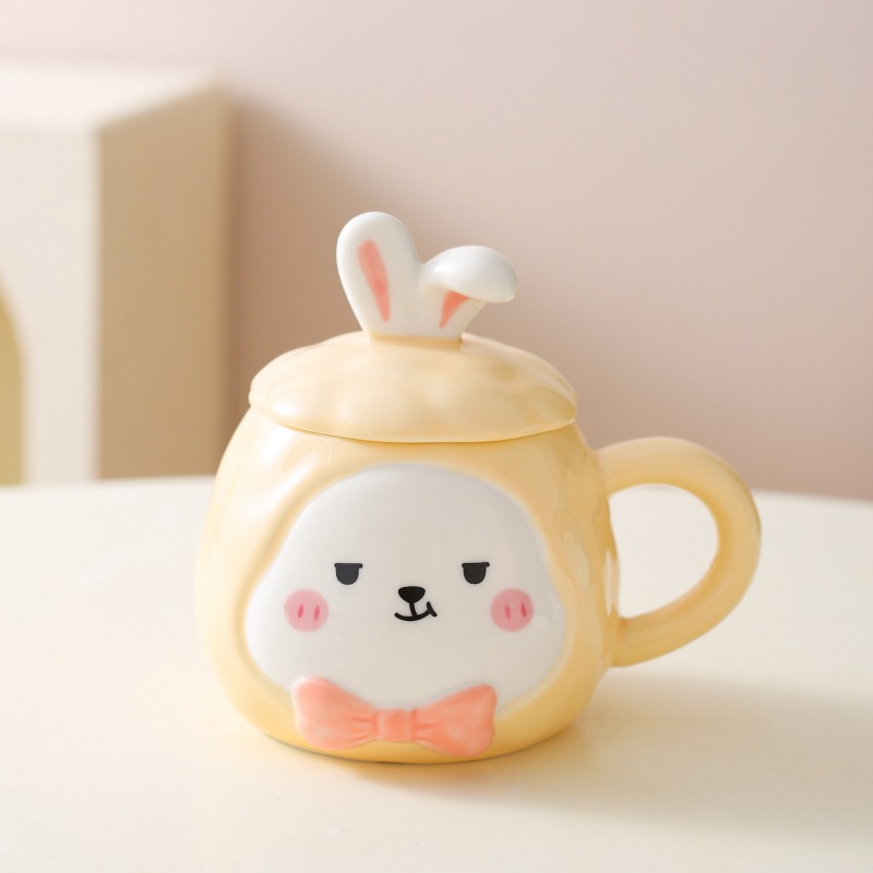 Tazas de dibujos animados creativos tazas de cerámica tazas de agua tazas de copas de copas de bebidas de niños regalos regalos al por mayor