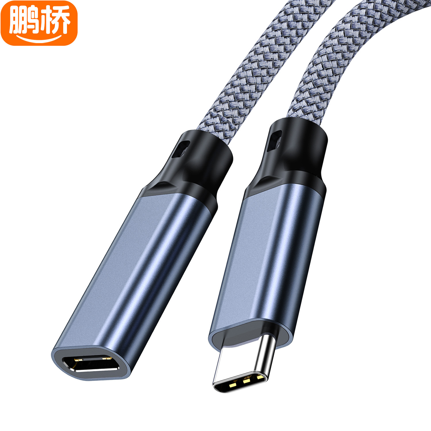 Cable de Extensión Tipo C Macho a Hembra 240W 20Gbps 8K de Nailon Trenzado para Ordenador image 9