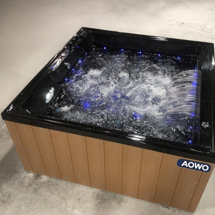 Jacuzzi acrílico al aire libre Surf Pool Pool Villa Bluetooth Clubhouse Piscina Spa Pool Comercio exterior