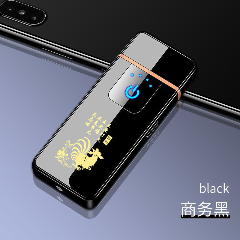 Usb充電ポータブル充電ライタークリエイティブセンサーシガレットライター個性ファッション電子シガレットライター|undefined