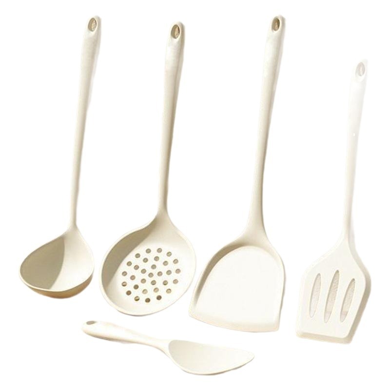 食品級シリカゲル鍋シャベルは鍋専用家庭用調理器具の高温炒め物シャベルスプーンのスプーンセットにくっつかない|undefined