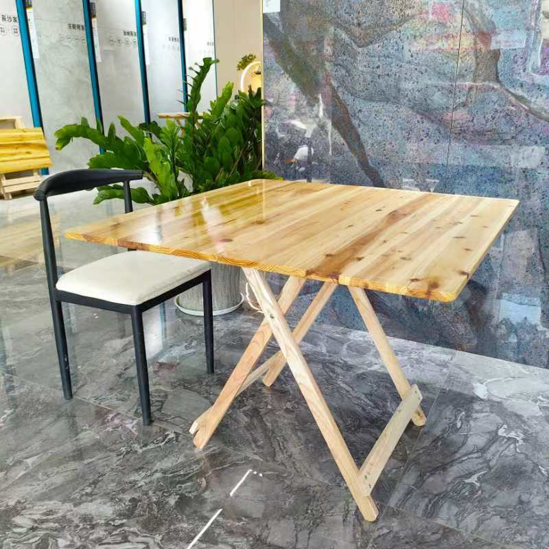 無垢材折りたたみテーブルポータブルダイニングテーブル家庭用シンプルな小さなテーブル屋外夜食屋台レンタル学習テーブルSS|undefined