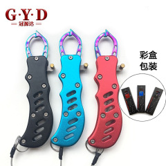 Multi-use Fishing Pliers, Stainless Steel Fishing Tool, Spinning Cutters, Hook Removers, Fish Grabbers, Fishing Tackle with Colored Titanium Plating