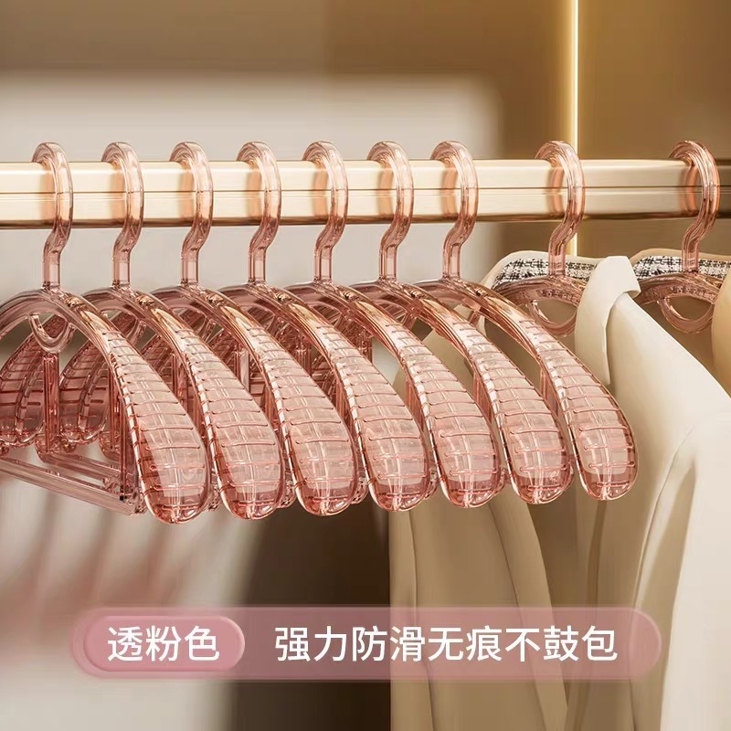 透明滑り止めハンガー滑り止め太字無傷衣類ラック成人服店物干し専用アクリルハンガー|undefined