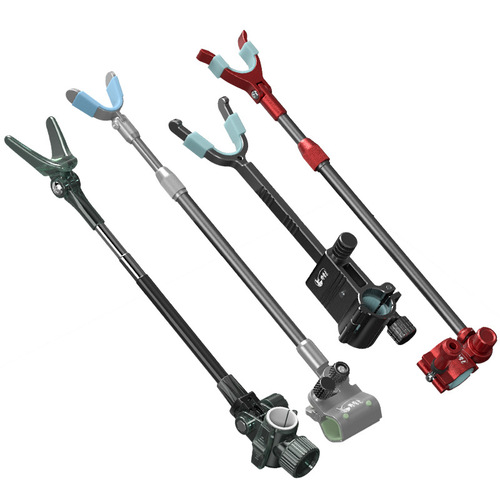 Universal Gun Mount Back-Hanging Bracket Kit: Non-Slip Antenna Rod Holder, Gooseneck Bracket Head, Fishing Rod Support Accessories