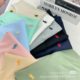 Foreign Trade T-Shirt LF Pony Embroidered Women's Round Neck Cross-border Short-sleeved Cotton Half-sleeved Men's Sweater All-match Base Shirt Trendy