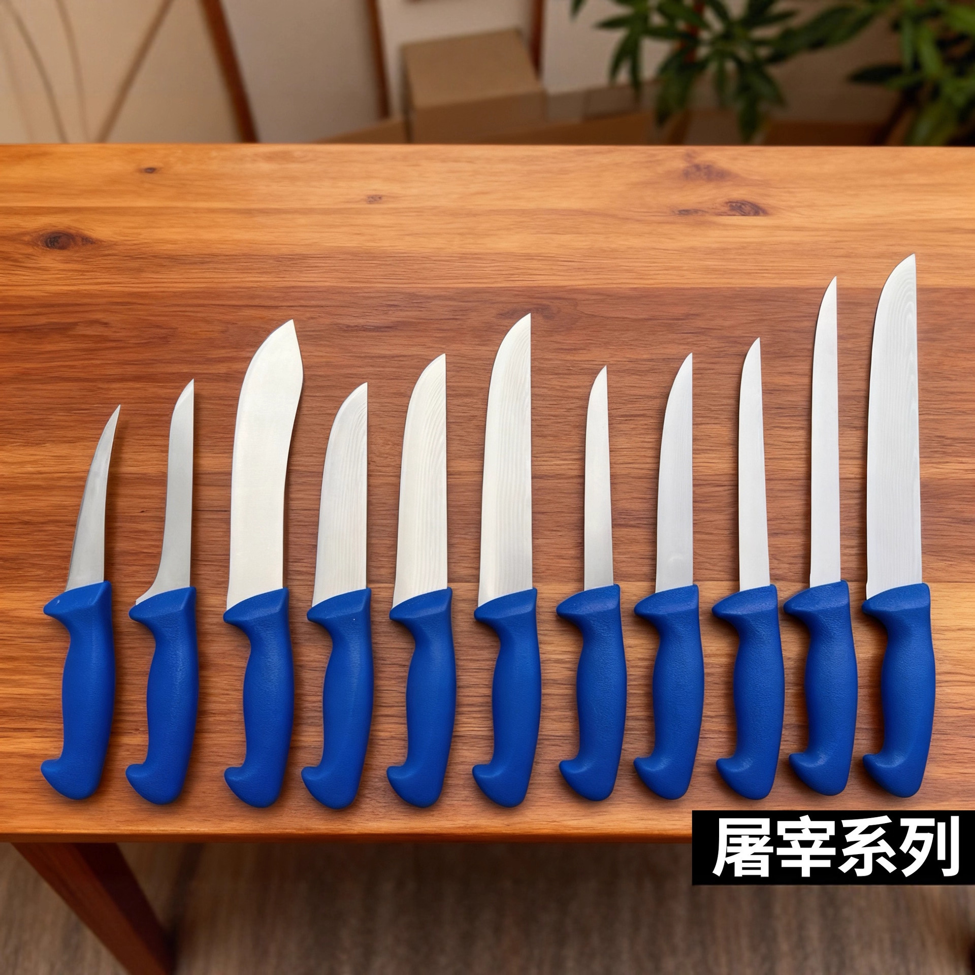 Cuchillo de recolección de huesos rojo Cuchillo de recolección de huesos de acero alemán pelado carne-corte cuchillo de recolección de huesos de cerdo cuchillo de forja cuchillo de cocina cuchillo de matanza