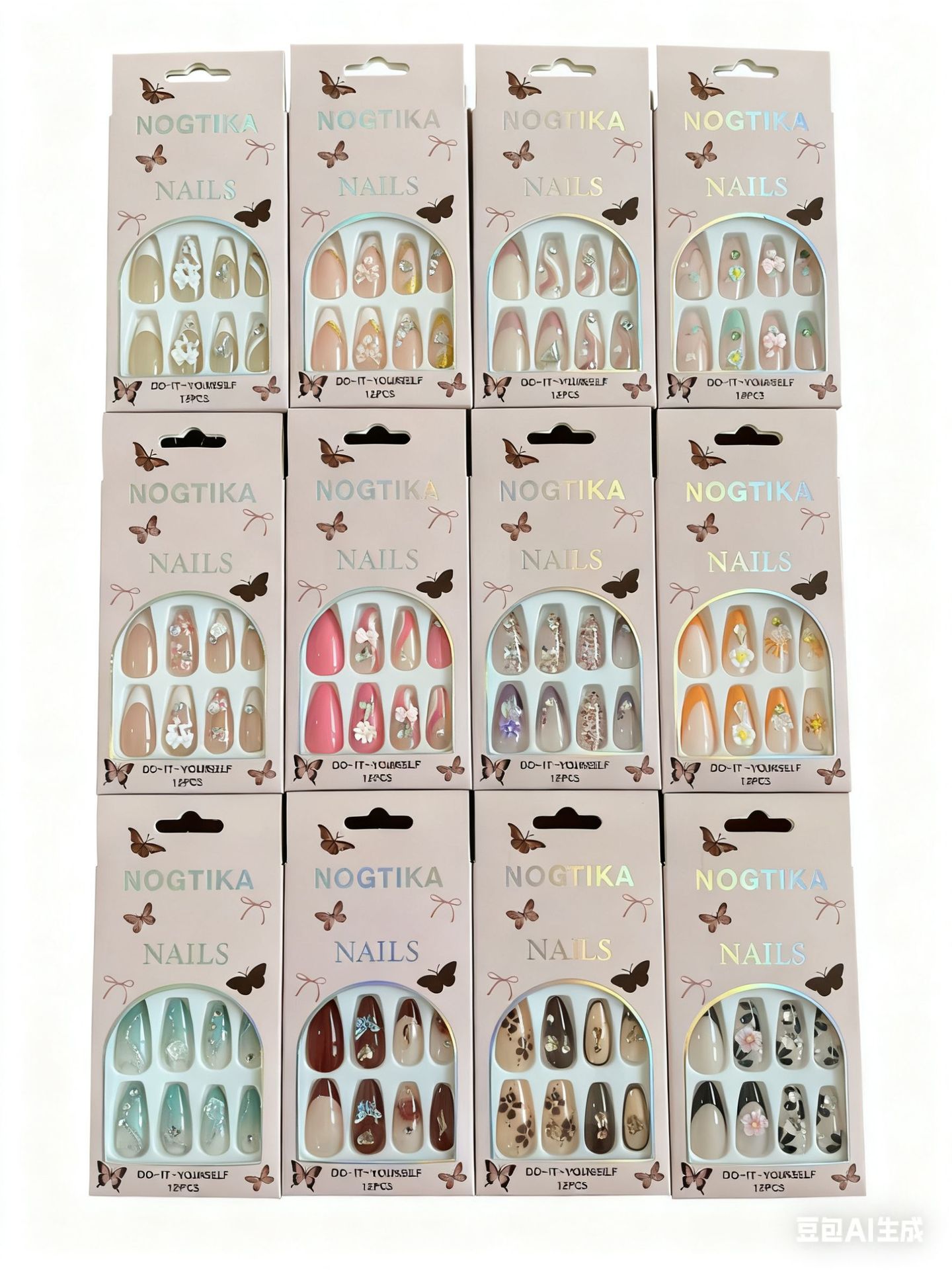 Parche de uñas, armadura, verano, comercio exterior europeo y americano, estilo caliente, parche mixto de uñas postizas, armadura de ojo de gato image 23