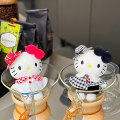 クロスボーダーかわいいマントキティ猫ぬいぐるみ人形ペンダントキーホルダーカップルバッグペンダントお土産
