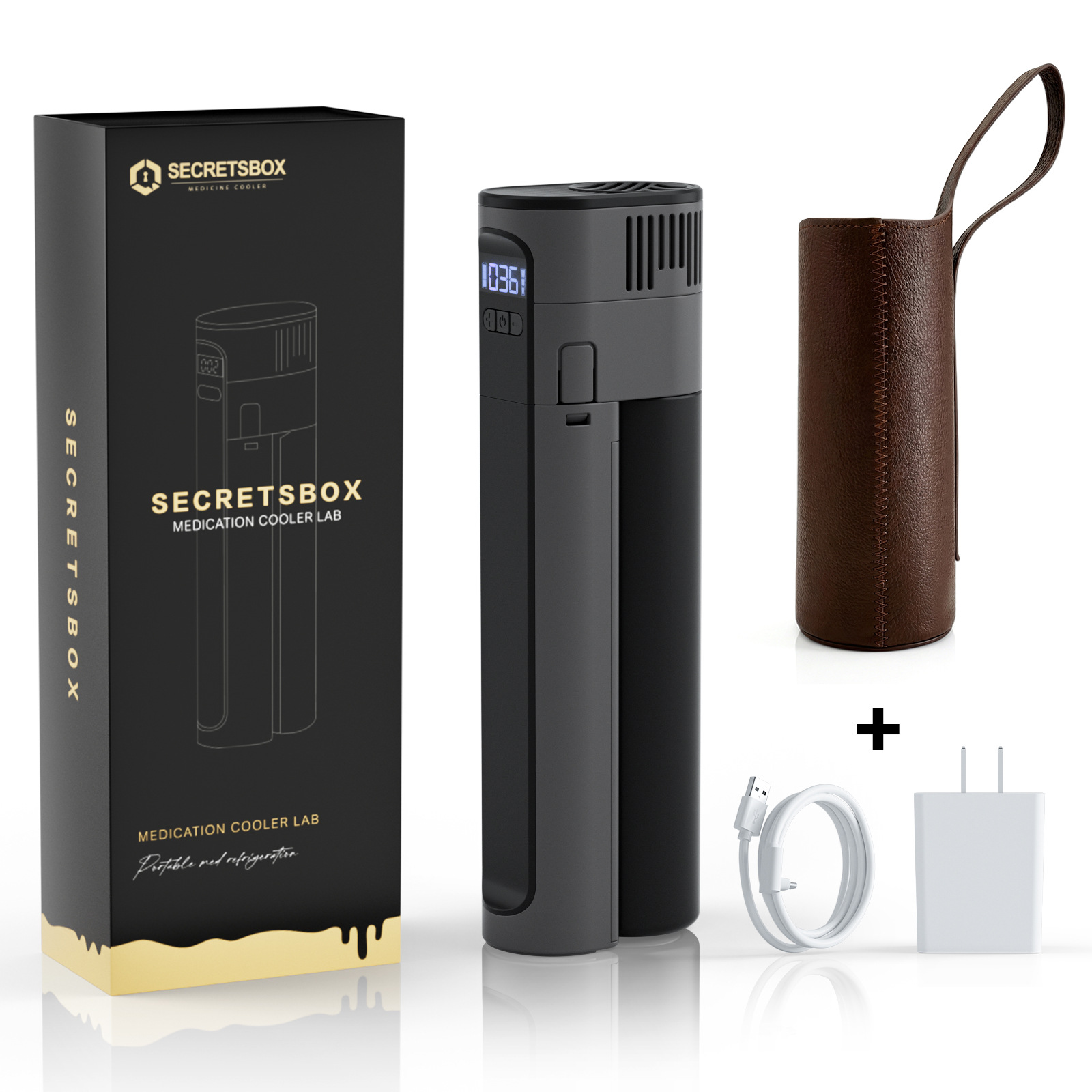 Secretsbox Insulin Cooler Mini Model Exported to Amazon