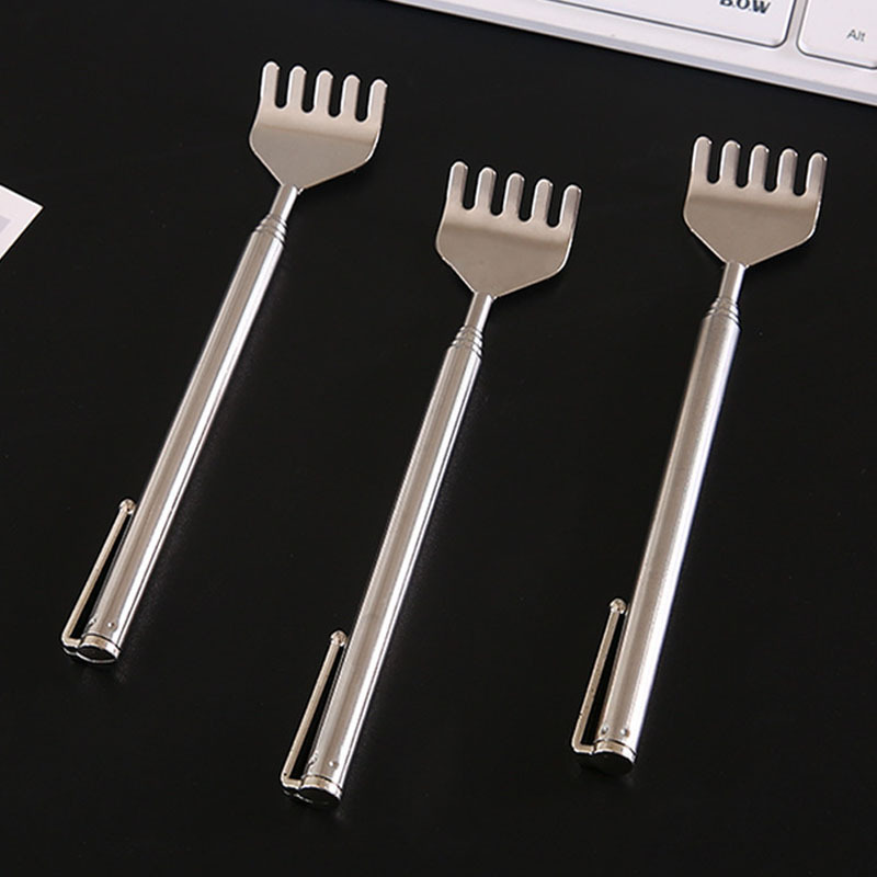 Pluma de hierro inoxidable retráctil sin pedir cosquillas