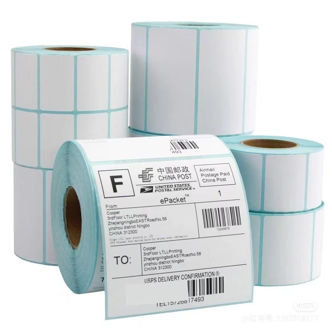 열전사 라벨 인쇄지 70*20TEMU 국경간 바코드 100*100 열전사지 스티커 익스프레스 스팟