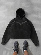 Q 33460 Fleece hiphop hooded sweatshirt ��Ƥ�q��ʽ�Bñ�l��