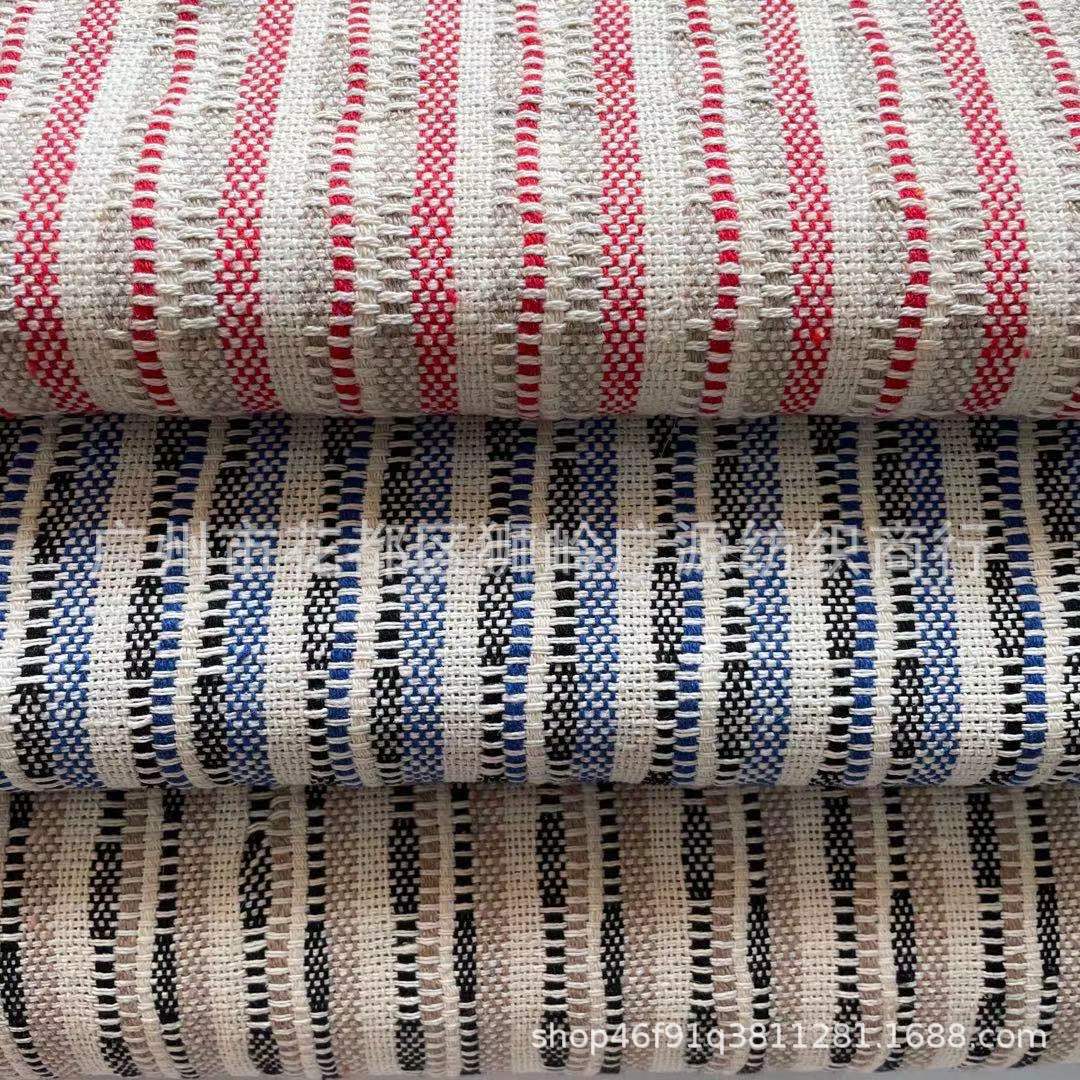 厂家直销 涤棉色织提花布 民族风色织装饰布 箱包 鞋材 广泛应用