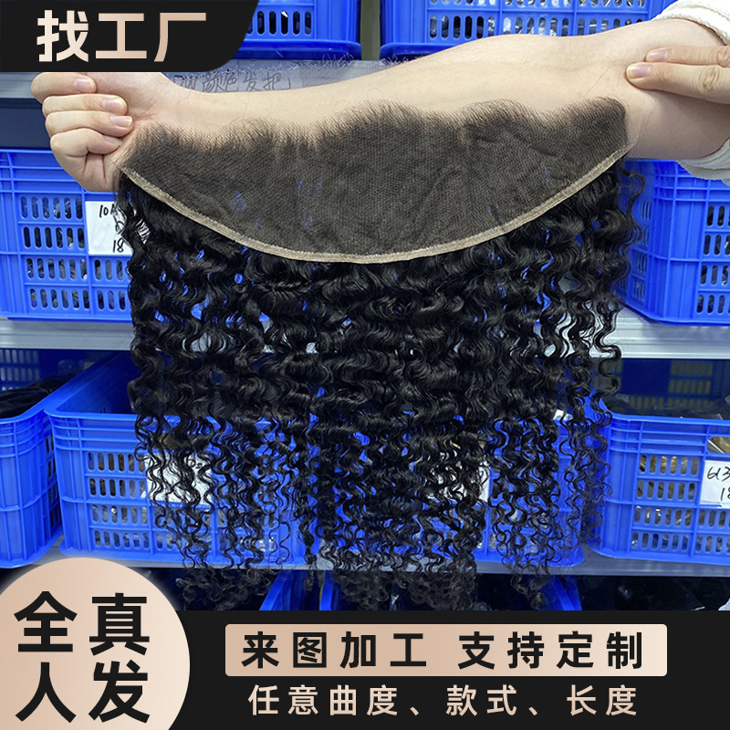 Real Human Hair Wig 13*4 Swiss Transparent Hair Block Lace Closure Human Hair Real Hair Wig
