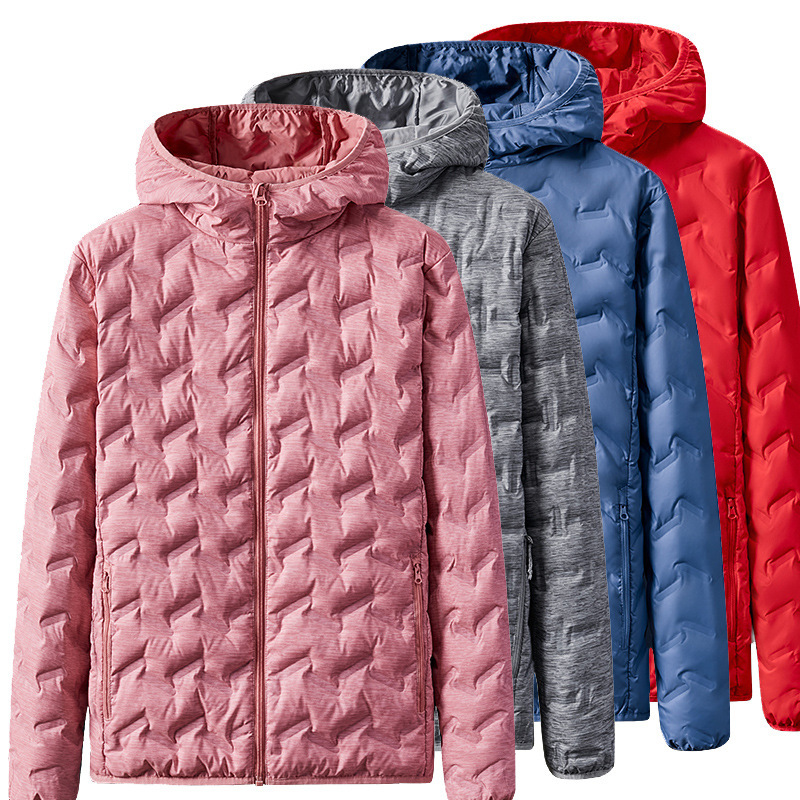 Ultra-Light Men's down Jacket Winter New Outdoor Windproof Warm Hooded down Jacket Same Style Jacket for Men and Women