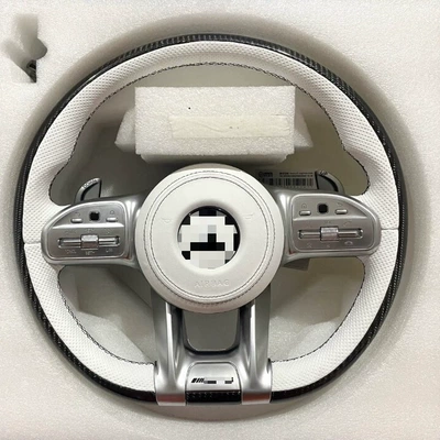 Suitable for Mercedes-Benz AMG A/C/E/G Class C205 W166 W167 W213 old to new carbon fiber steering wheel