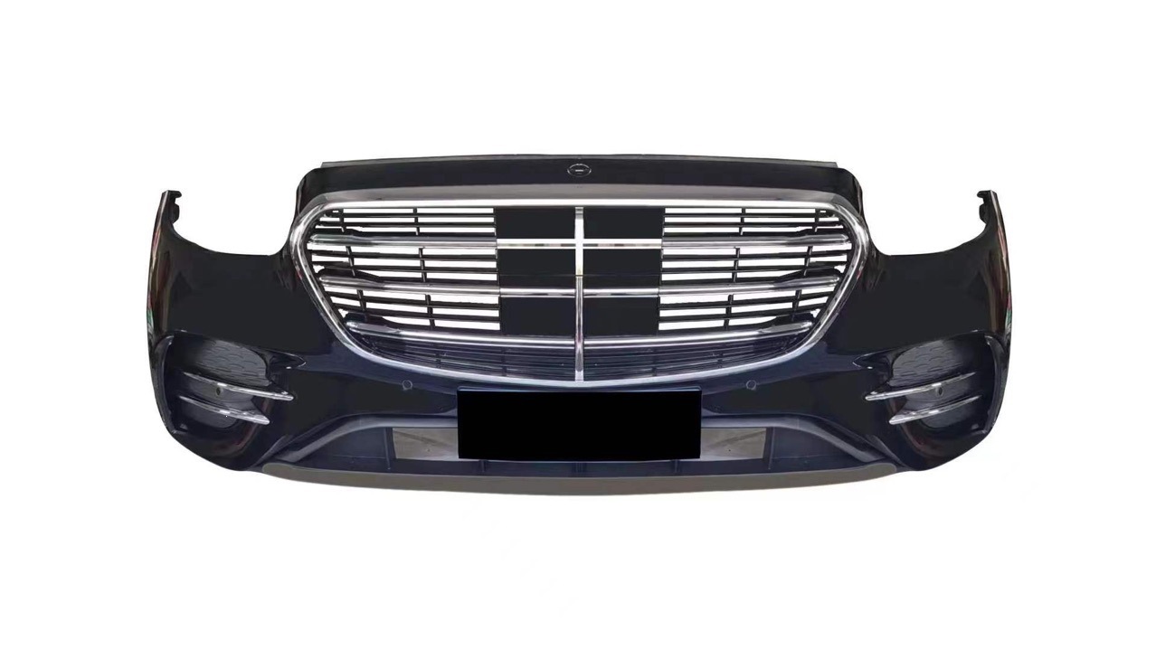 Suitable for 18-23 Mercedes-Benz W213 modified S450 urban high-end version front face, front bumper, grille, and full body kit