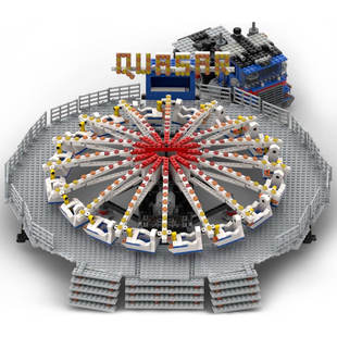 Building Blocks Cross-Border Moc-91225 Quasar Fairground Ride 2609 with Power Function