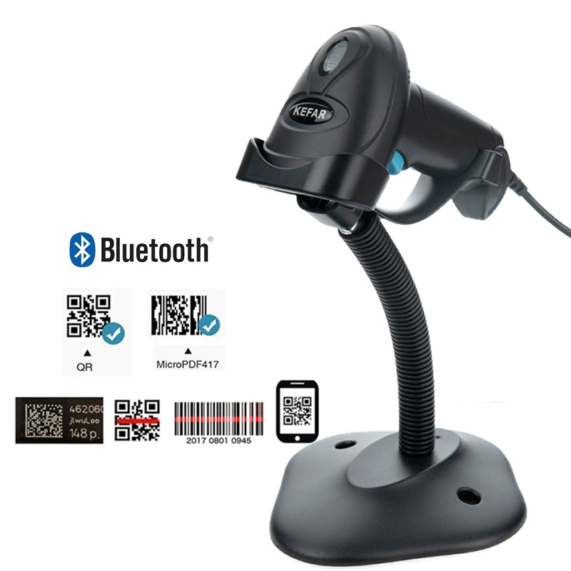 KEFAR Bluetooth сканер-пистолет для супермаркета на кассе экспресс-логистика сканер штрих-кода сканирование оптом