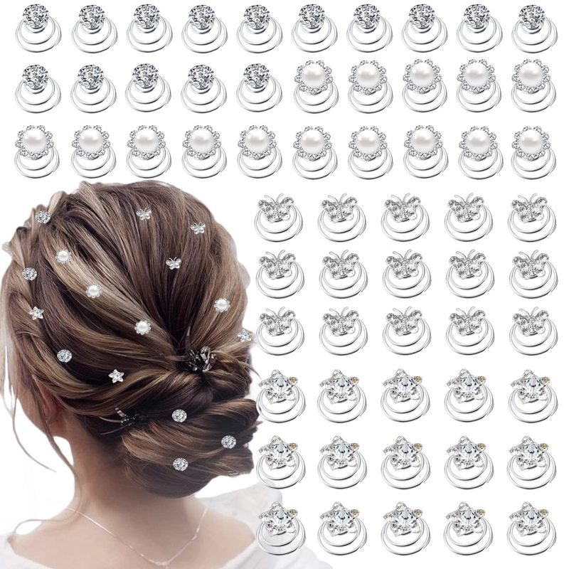 真珠のu型のヘアピンのヘアピンのビーズの花の髪とフォークの髪のドリルの花嫁の髪の花のフォークのu型のヘアピンの女性|undefined
