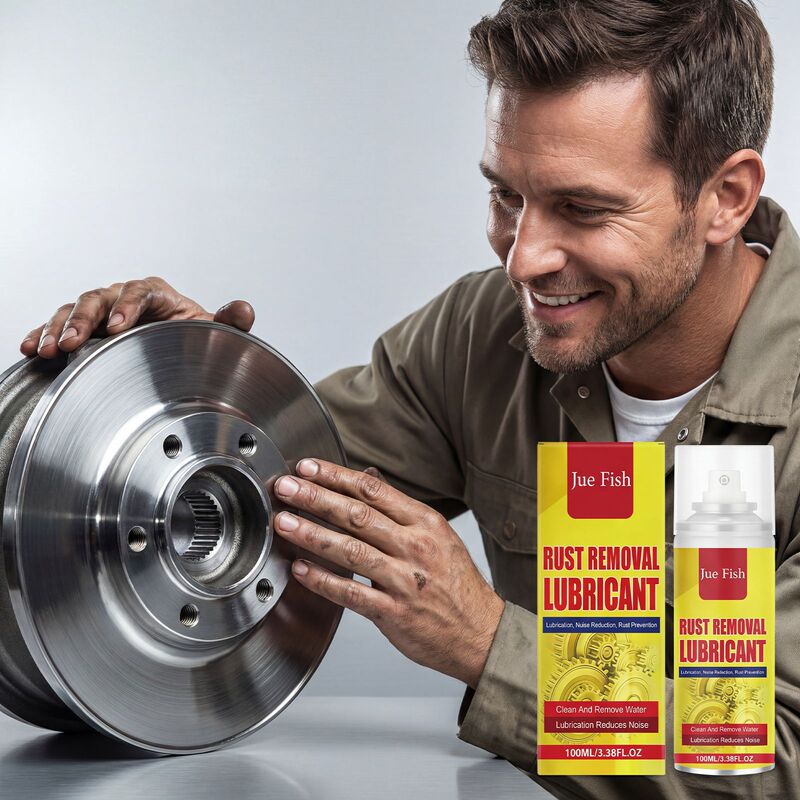 Jue Fish Rust Removal Spray Gentle Cleaning of Machine Parts Metal Rust Removal Brightening and Renovation Multi-Purpose Spray