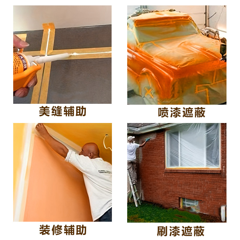 Cinta de enmascarar de alto adhesivo decoración y decoración cinta de enmascarar pintura en aerosol enmascarar cinta de enmascarar al por mayor papel de enmascarar